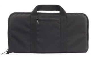 The Elite Survival 20x10 soft pistol case features heavy duty black nylon construction.